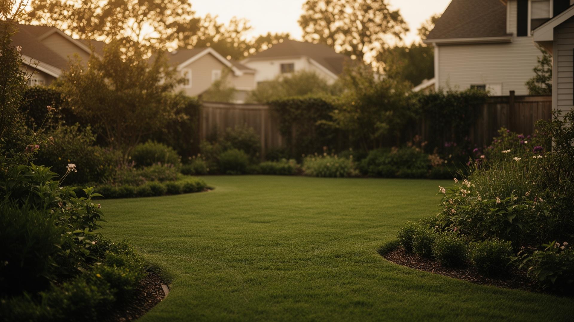 A spotless backyard in Kitchener-Waterloo after a Yard Steward Co. weekly visit.